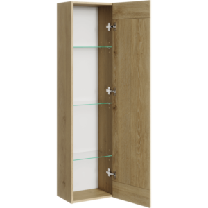Подвесной пенал 35 см цвет дуб Давос Aqwella Astrid_фото2