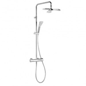 Душевая система KLUDI FIZZ 6709505-00 с термостатом хром-фото1