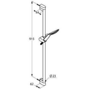 Душевой гарнитур KLUDI FIZZ 6774005-00 хром-фото2