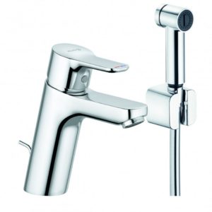Смеситель KLUDI PURE&EASY 372590565 для раковины с гигиеническим душем-фото1