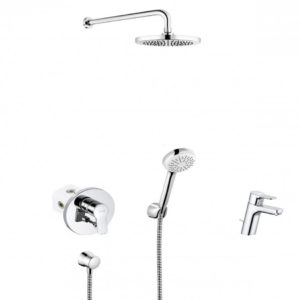 Душевой набор 7in1 для душа KLUDI PURE&EASY 376300565 хром-фото2