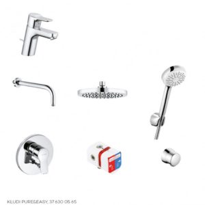 Душевой набор 7in1 для душа KLUDI PURE&EASY 376300565 хром-фото1