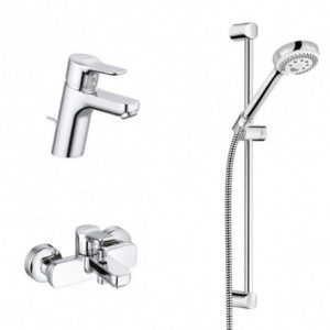 Душевой набор 3 в 1 для ванны и душа KLUDI PURE&EASY 376920565 хром-фото1