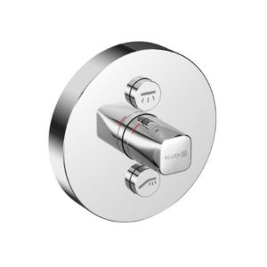 Термостат KLUDI PUSH 386120538 для ванны и душа встраиваемый на 2 потребителя внешняя часть-фото1