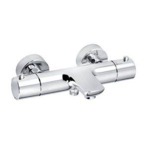 смеситель для ванны и душас термостатом DN 15 Kludi 352010538-фото1