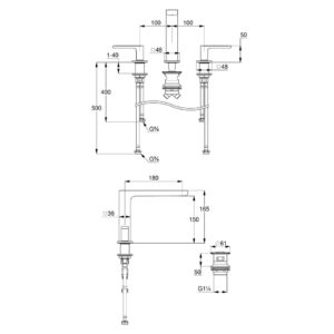 смеситель kludi 42393N075-фото2