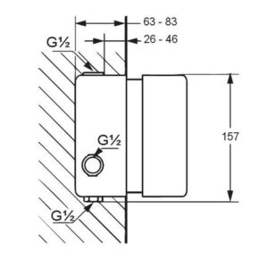 термостат для скрытого монтажа DN 15 - Bath Kludi 35156-фото2