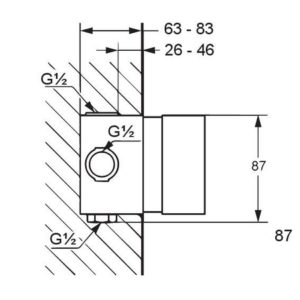 термостат для скрытого монтажа DN 15 - Bath Kludi 35158-фото2