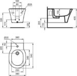 Биде подвесное Ideal Standard CONNECT AIR E233501-фото2