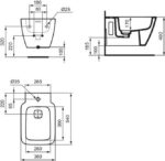 Биде подвесное Ideal Standard STRADA II T456801-фото2