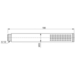 Душевая лейка Ideal Standard IDEALRAIN BC774A2-фото4