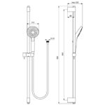 Душевой гарнитур Ideal Standard IDEALRAIN EVO B2237AA-фото2