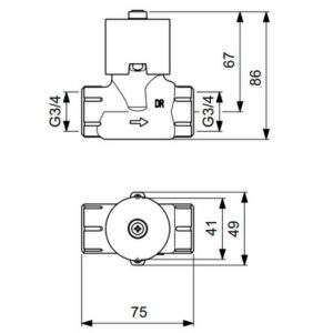Ideal Standard Ankastre Stop Valf BC462NU-фото2