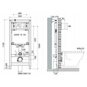 Инсталляция для унитаза Ideal Standard DIAMANTE EVO C0067AA-фото2