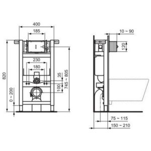 Исталляция для унитаза Ideal Standard PROSYS R009067-фото2