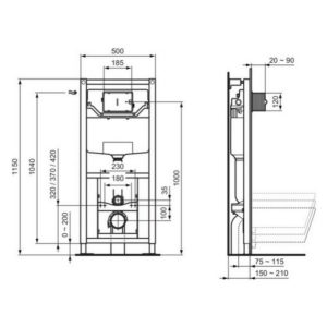Исталляция для унитаза Ideal Standard PROSYS R009567-фото2