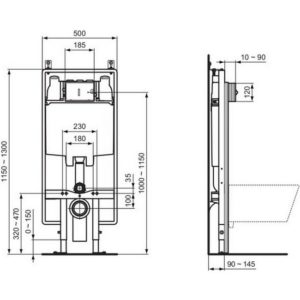 Исталляция для унитаза Ideal Standard PROSYS R027867-фото2