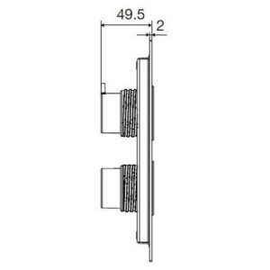 Клавиша смыва Ideal Standard TREND VV639864-фото2