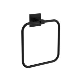 Кольцо для полотенца Root Square A4480336 цвет матовый черный-фото1