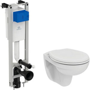 Комплект унитаза с инсталляцией Ideal Standard CONNECT ECCO-EUROVIT W660101-фото1