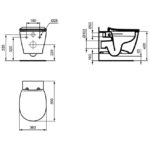 Комплект унитаза с инсталляцией Ideal Standard CONNECT PROSYS E8822301PC15-фото6