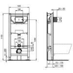 Комплект унитаза с инсталляцией Ideal Standard PROSYS CONNECT E211601-фото5