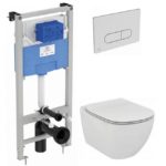 Комплект унитаза с инсталляцией Ideal Standard TESI PROSYS OLEAS P1 PR386801-фото1