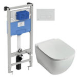 Комплект унитаза с инсталляцией Ideal Standard TESI PROSYS SOLEA M1 T355101PT-фото1