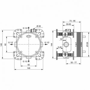 Комплект универсальный  Ideal Standard EASYBOX A1000NU-фото2