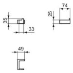 Крючок Ideal Standard CONCA T4506A2-фото2