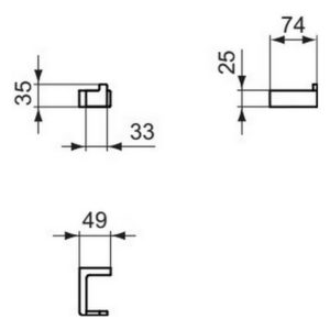 Крючок Ideal Standard CONCA T4506GN-фото2