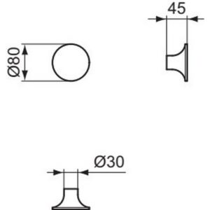 Крючок Ideal Standard DOLCE VITA T5503A2-фото2
