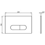 Механическая панель смыва Ideal Standard OLEAS M1 SmartFlush R0117AC-фото2