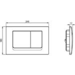 Механическая панель смыва Ideal Standard SOLEA M1 R0108AC-фото2