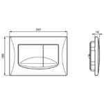 Механическая панель смыва Ideal Standard SOLEA M2 R0109AA-фото2