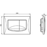 Механическая панель смыва Ideal Standard SOLEA M2 R0109AC-фото3