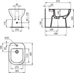 Напольное биде Ideal Standard i.life A T467401 цвет белый — изображение 5