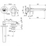 Настенный смеситель для раковины Ideal Standard CONNECT AIR A7029A2-фото2