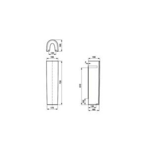 Пьедестал для раковины Ideal Standard CONNECT E797301-фото8