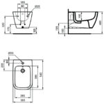 Подвесное биде Ideal Standard i.life B T461501-фото8