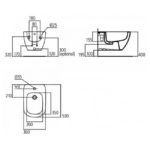 Подвесное биде Ideal Standard Tesi T355201-фото2