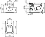 Подвесной безободковый унитаз Ideal Standard i.life B T461401-фото7