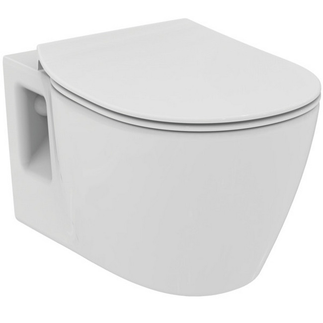Подвесной унитаз Ideal Standard CONNECT E272701 микролифт-фото1 Подвесной унитаз Ideal Standard CONNECT E272701 микролифт-фото1