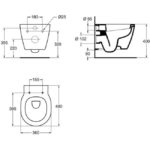 Подвесной унитаз Ideal Standard CONNECT SPACE E8046MA-фото2