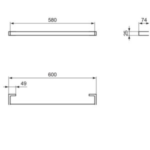 Полотенцедержатель Ideal Standard CONCA T4498A5-фото2