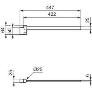 Полотенцедержатель Ideal Standard CONCA T5393A2-фото2