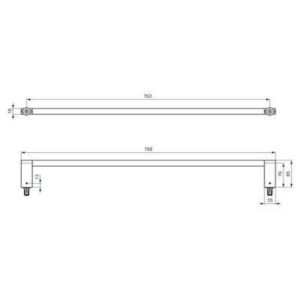 Полотенцедержатель Ideal Standard CONNECT E6983AA-фото2