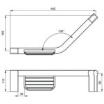 Поручень 45 см Ideal Standard CONNECT A9160AA-фото3