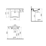 Раковина для людей с ограниченными возможностями  Conforma 5289B003-0001 цвет белый-фото4
