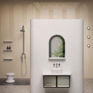 Раковина накладная чаша 40 см Liquid 7312B403-0016 цвет белый-фото2